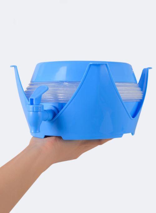Collapsible Water Container 5.5L Outdoor Camping Hiking Water Bucket Fishing Travel Carrier Drinking Water Storage Tap Bucket