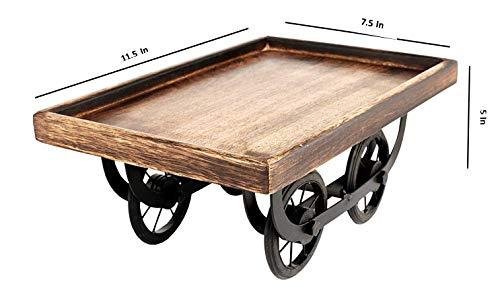 Wooden Snack Serving Platter for Dining Table