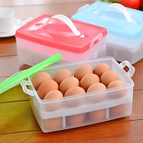 Double Layer Egg Storage Box ( Fits 24 eggs )