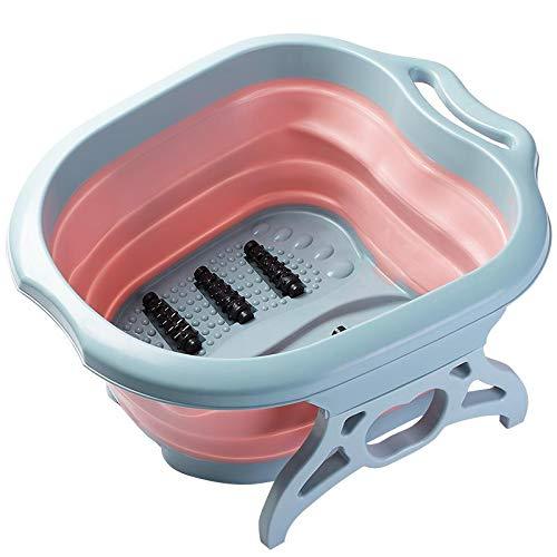 Foldable Plastic Pedicure Spa Bath for Soaking Feet and Foot Spa Treatments