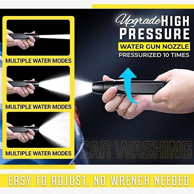 Portable High Pressure Washing Water Nozzle (Black)