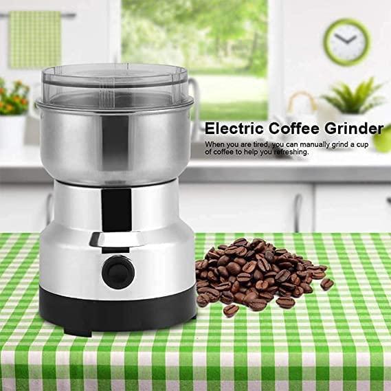 Multifunction Electric Small Food Grinder - Portable Coffee Bean Seasonings Spices Mill Powder Machine