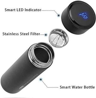Stainless Steel Temperature Water Bottle Thermos, Double Wall Vacuum Intelligent Cup with LCD Smart Display