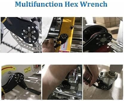 Wrench -Hexagon Universal Wrench Multi-Function Adjustable Bionic Pier Spanner Repair Hand Tool (8 Inches) Single Sided Bionic Wrench
