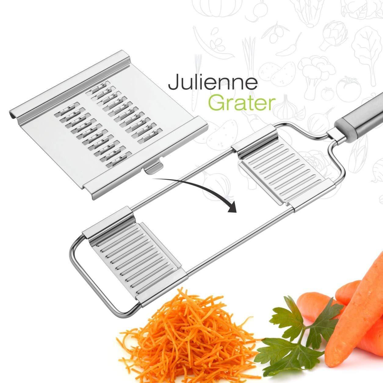 6 In 1 Multipurpose Stainless Steel Vegetable, French Fries Cutter, Slicer Graters