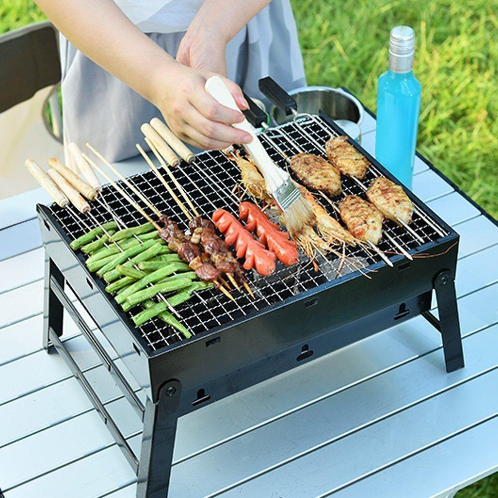 Foldable Portable Outdoor Barbeque Charcoal Grill Oven
