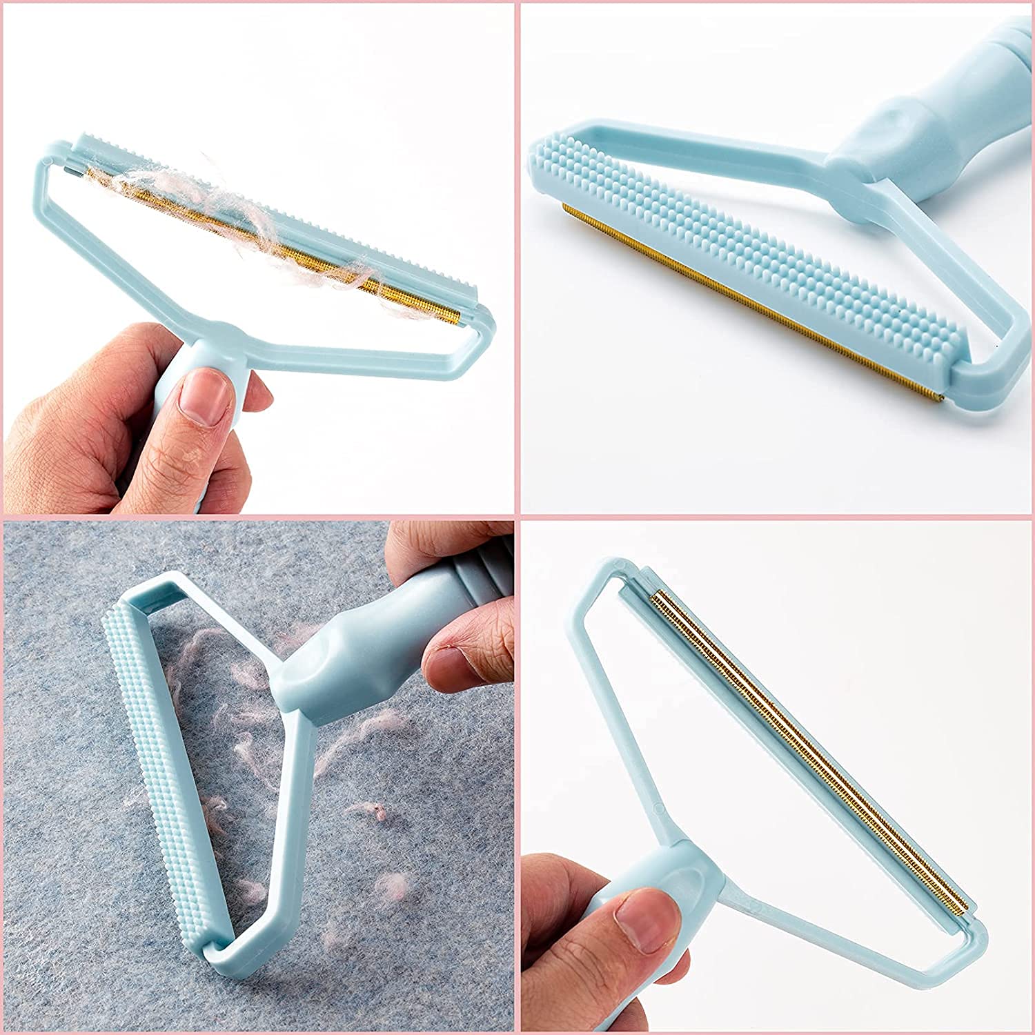 Portable Manual Lint Remover | Reusable Lint Remover for Clothes and Carpet | Hair Remover for Couch