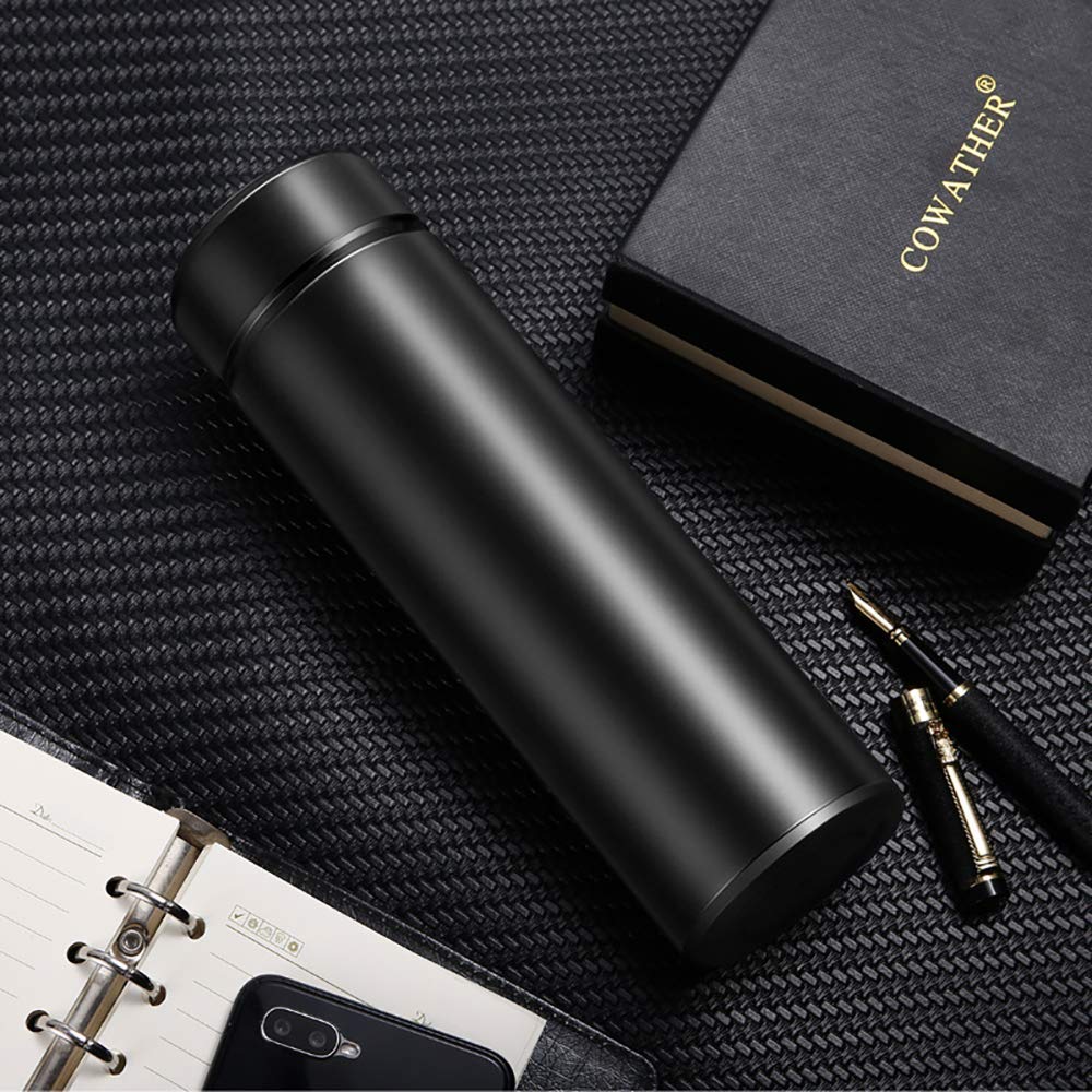 Thermos Vacuum Flasks Digital Temperature Display Led stainless steel insulation Water Bottles