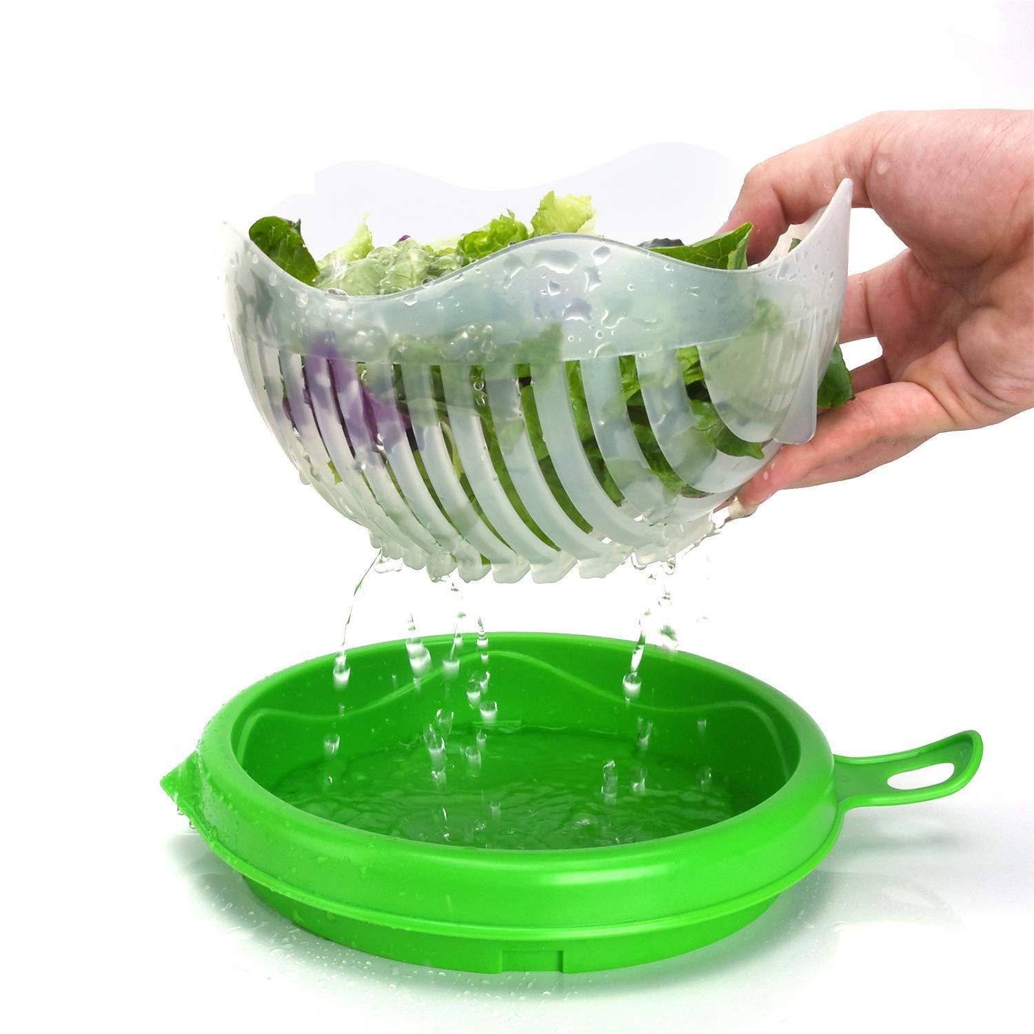 Kitchen Salad Cutter Bowl Upgraded Easy Salad Maker