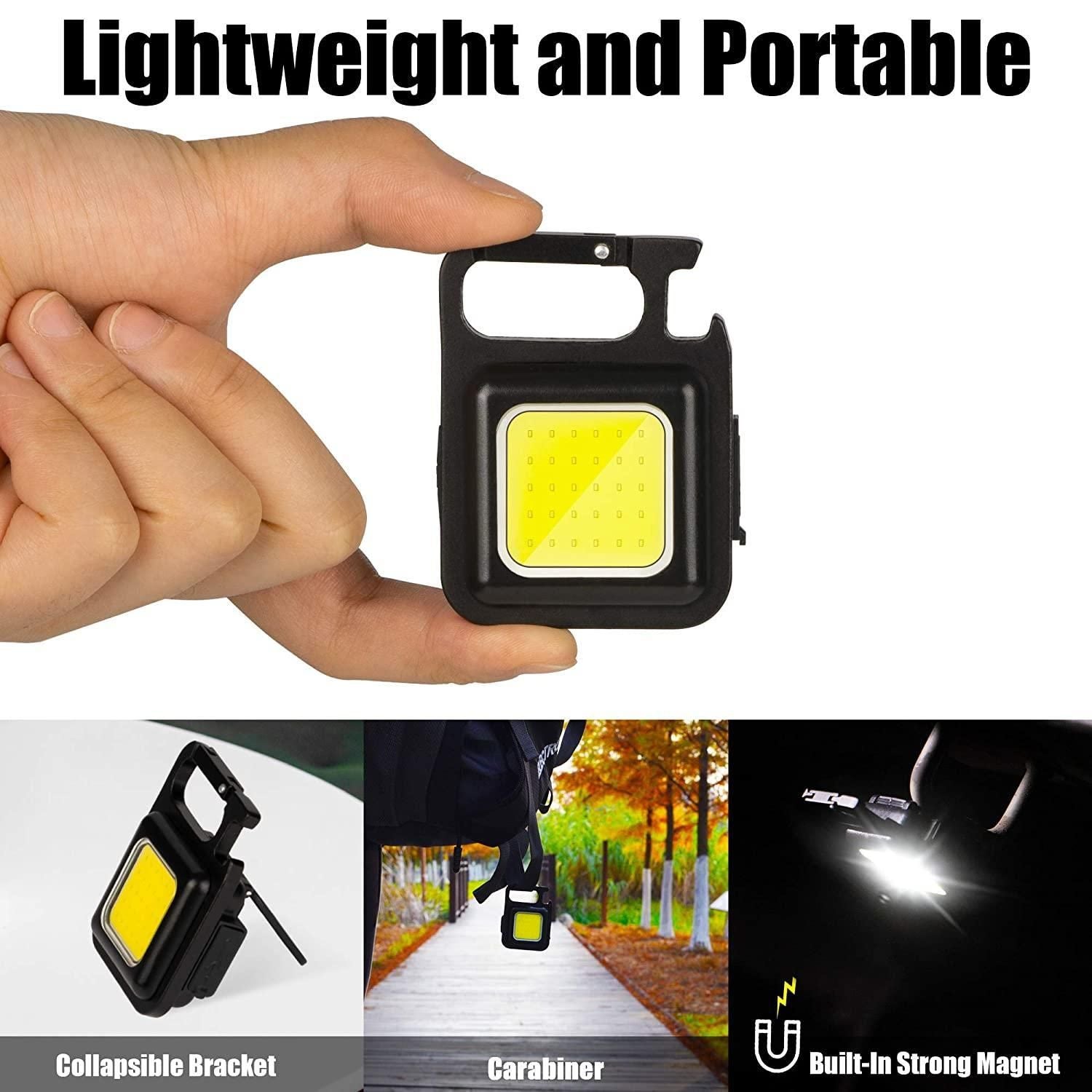 Small Flashlights Rechargeable Keychain