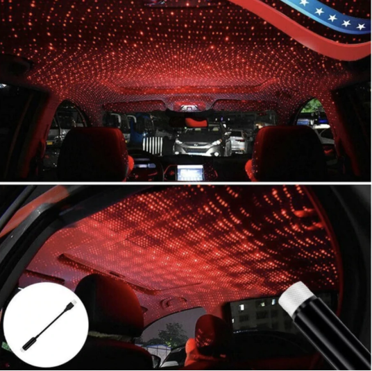 USB Car LED Projector