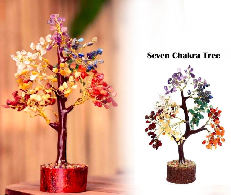 7 Chakra Crystal Gemstone Money Tree